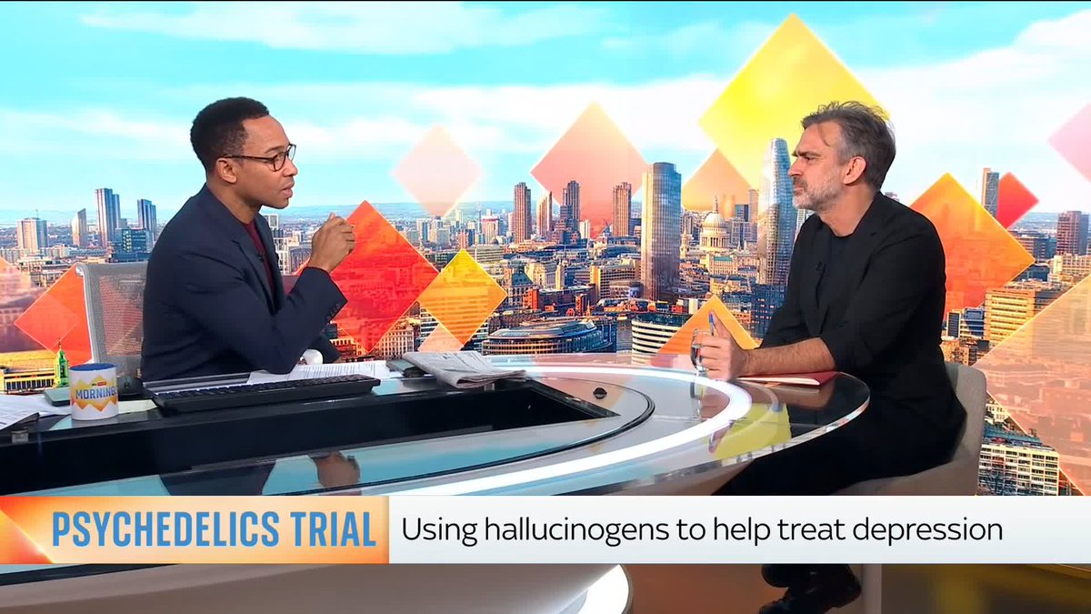 How do hallucinogens help people who suffer with depression? Psychiatrist at Imperial college london Dr David Erritzoe joins Kamali Melbourne to explain ⬇️ 📺 Sky 501, Virgin 602, Freeview 233 and YouTube