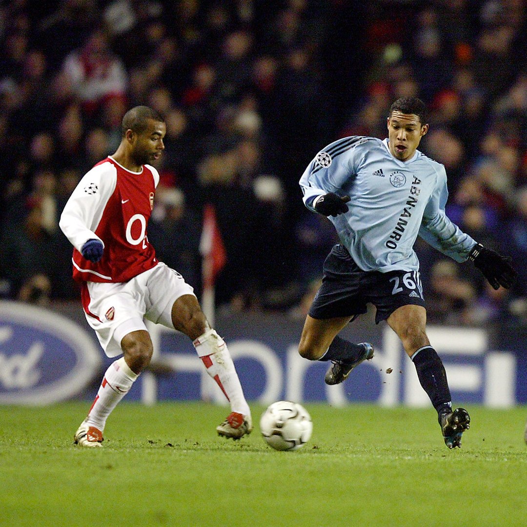On this day in 2003, Nigel de Jong scored his first Ajax goal vs. Arsenal ๐