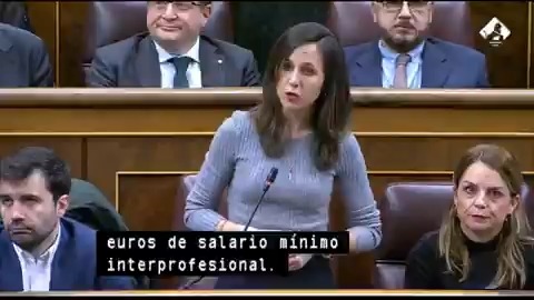 #EnDirecto | Belarra llama "ser despreciable" al presidente de Mercadona: "Los huevos en Mercadona hace un año costaban poco más de 2€ y ahora más de 3€. Han permitido que Juan Roig convierta el sector de la alimentación en un auténtico monopolio"