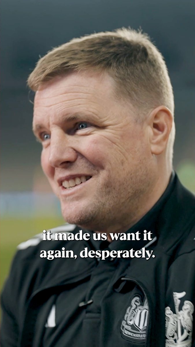 โWinning it was one thing, but who we beat to get there and win the cup was an amazing achievement.โ Eddie Howe on winning the Carabao Cup, and Newcastle's determination to win more silverware ahead of their Champions League playoff tie ๐