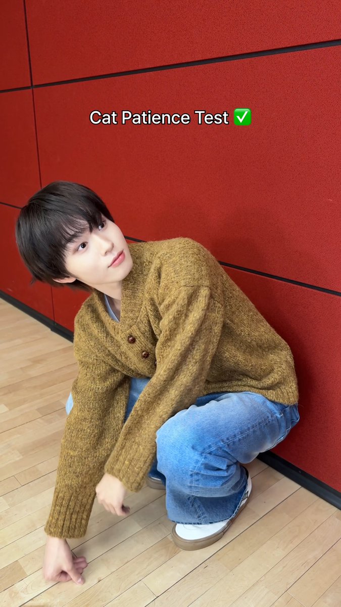 Cat Patience Test ✅ #KickFlip #킥플립 #Kyehoon #Keiju
