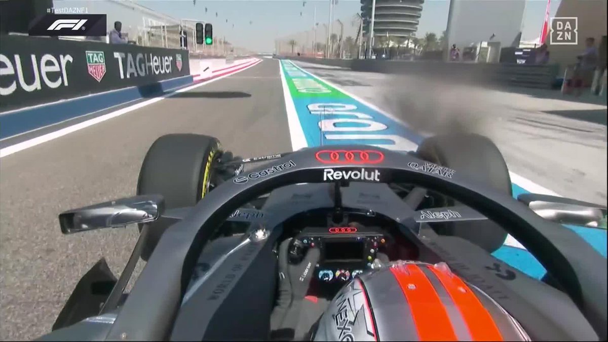 Olvidad las salidas porque ahora van a ser completamente diferentes 😳 Nico Hulkenberg intenta practicarlas... ¡Y NO PUEDE ARRANCARLO! 💥 #TestDAZNF1 #F1Testing 🏁
