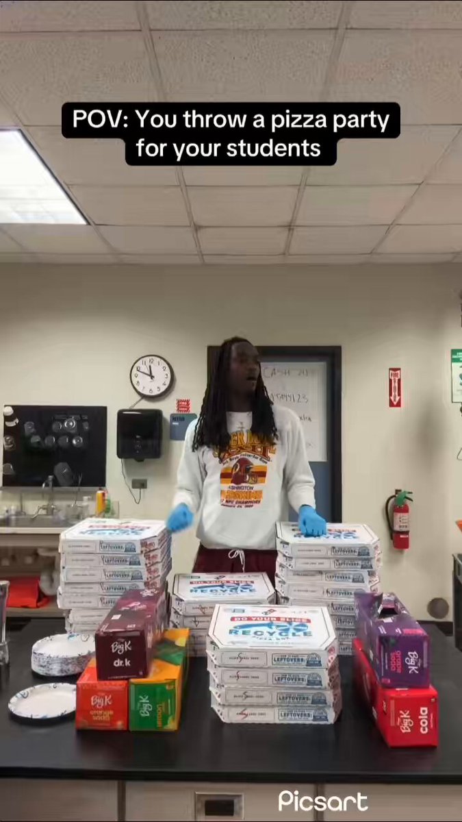 Some parents was criticizing this teacher in Texas for throwing his students a pizza party. He gives all of his students a slice of pizza and a drink for free. However if they want more, he charges them $2 a slice and $1 a drink. At the end of the day, everyone in his class was able to enjoy a free piece of pizza and a drink. He bought extra to sell to make his money back and that’s where some parents had an issue. Do you feel he was trying to scam his students or was he just doing the best he can because many teachers don’t make allot?