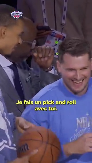 🗣️🇫🇷 Wemby sous micro pendant le All-Star Game, Écoutez ça ! 👂 #NBAextra #NBAAllStar