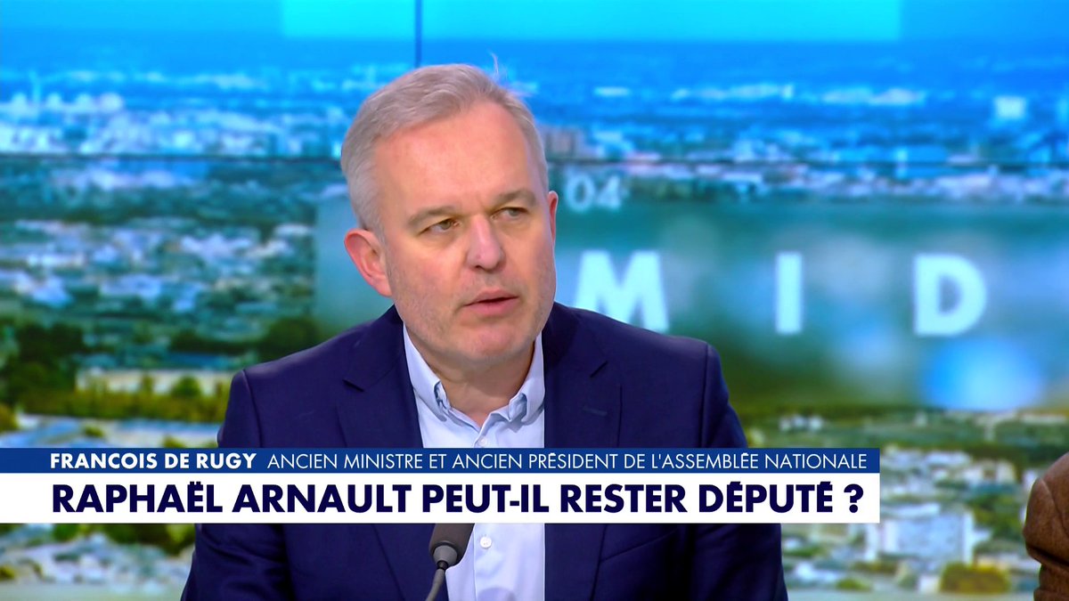 «Raphaël Arnault ne peut pas indéfiniment se dérober», estime François de Rugy, ancien ministre et ancien président de l'Assemblée nationale, dans #MidiNews