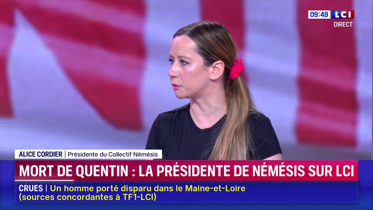 Elle devrait être en GAV mais elle est sur LCI Tout va bien