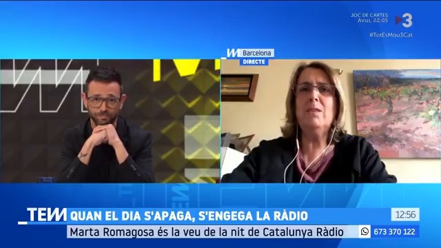 🔴 Xavi Canalias, Marta Romagosa i la ràdio de matinada Romagosa fa "La nit dels ignorants" a Catalunya Ràdio fins a les 2 de la matinada, i Canalias agafa el relleu a les 5 amb "Els matiners" #TotEsMou3Cat ▶