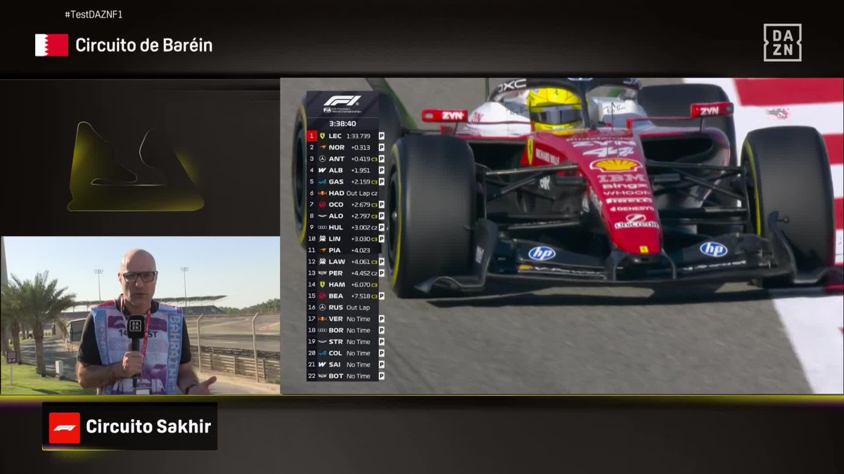 ¡Verte disfrutar así con la F1 es UNA PASADA! 😍👏 Miguel Ángel Román, con la emoción de un niño con zapatos nuevos 🥹 #TestDAZNF1 #F1Testing 🏁