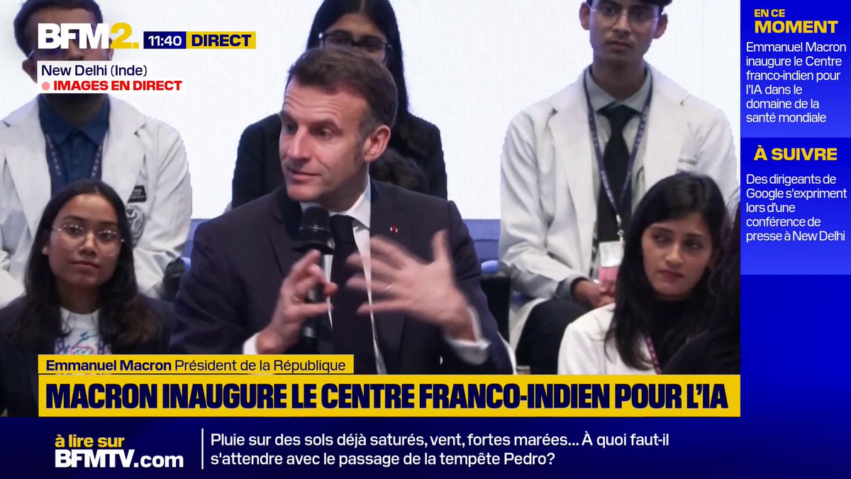 🇫🇷🇮🇳 FLASH | « Il est très important pour nous d’accueillir plus d’étudiants indiens », déclare Emmanuel Macron. Le chef de l’État fixe un objectif : 30 000 étudiants indiens supplémentaires en France d’ici 2030.
