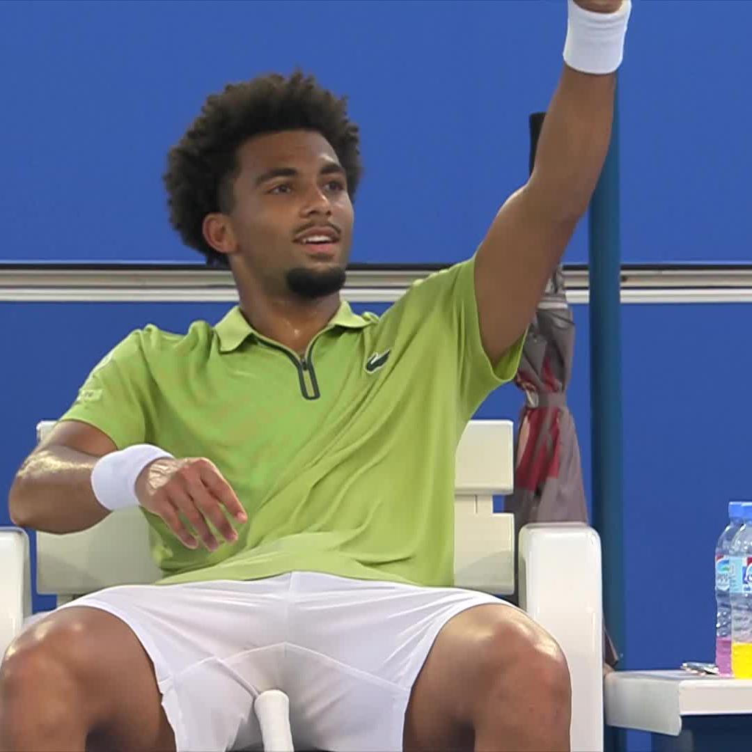 Fils finding form ๐ Arthur Fils advances into the quarter-finals with a 6-1, 7-6 win over compatriot Halys in Doha #QatarExxonMobilOpen