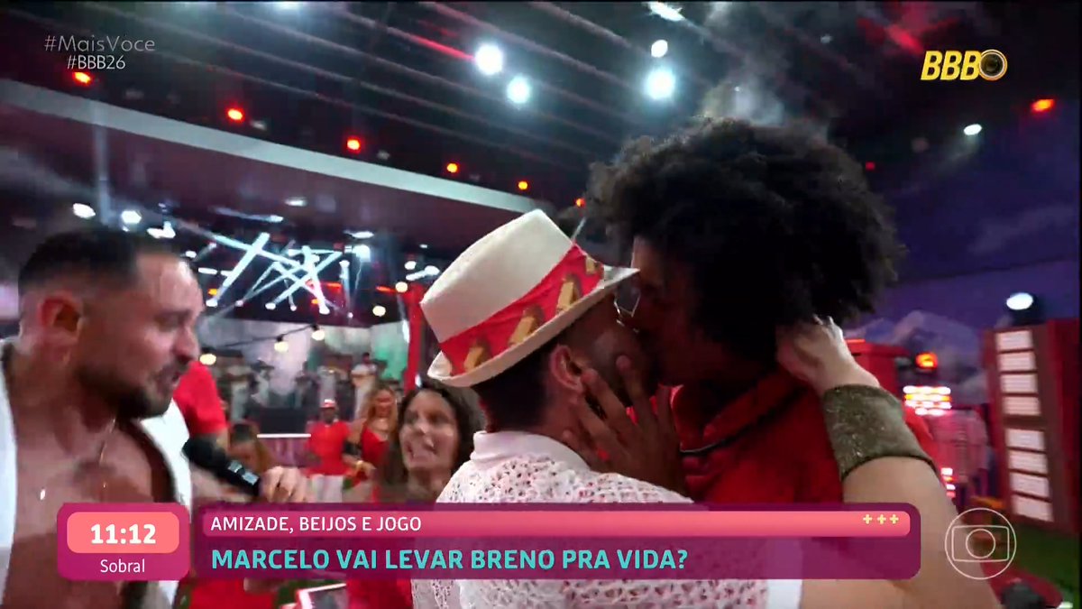 Sobre a relação com Breno, Marcelo fala: “é uma pessoa, sim, que eu quero trazer pra fora (...) eu acredito que tem que ter uma conversa” #BBB26 #MaisVocê