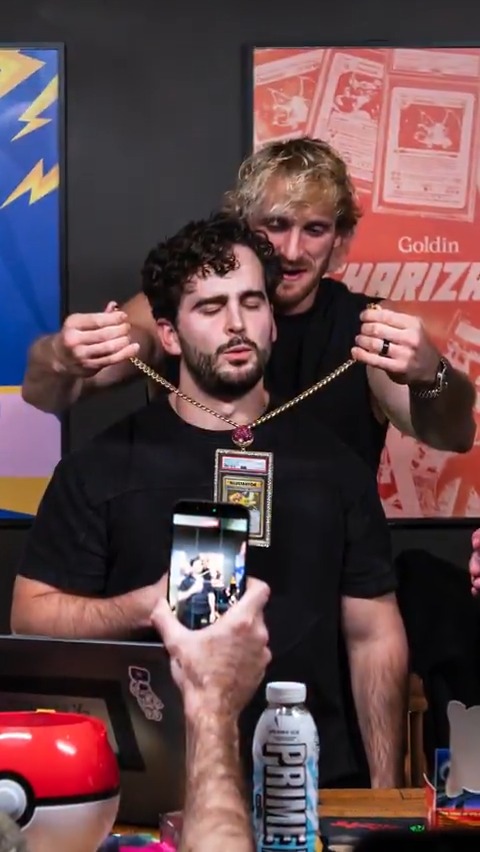 Most expensive trading card sold at auction and most expensive Pokémon card sold at auction: $16,492,000 by Logan Paul and Goldin 🇺🇸