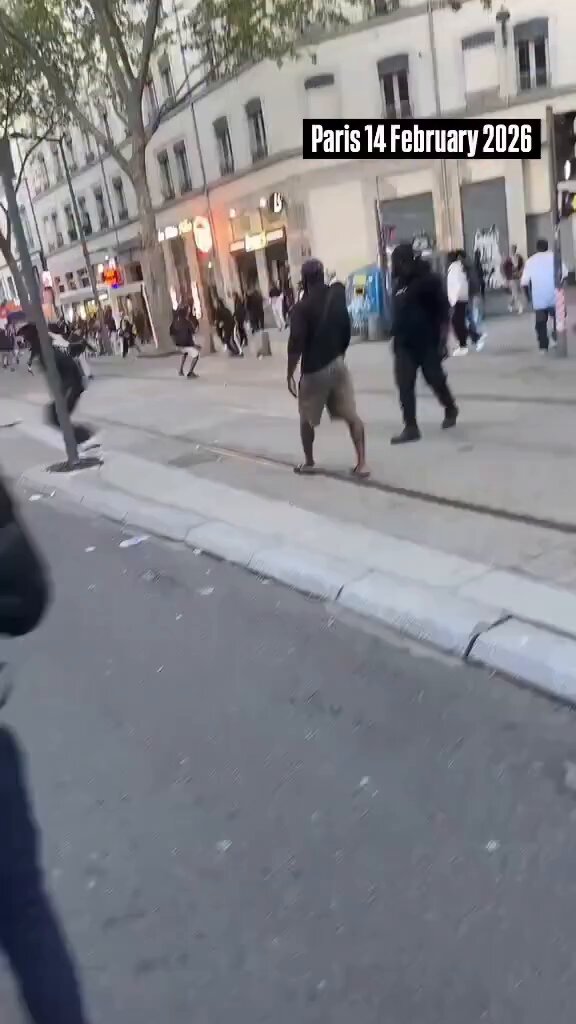 When I was growing up, Hollywood used to script romance movies / shows in Paris on Valentine's Day and everyone in the west pictured it as a romantic time & place. This is what Paris, France actually looks like on Valentine's Day in 2026. Plan accordingly.... #CityLife #diversity #paris #3rdWorld #invasion #crime #decay #FailedState #france #africa #enrichment #urban