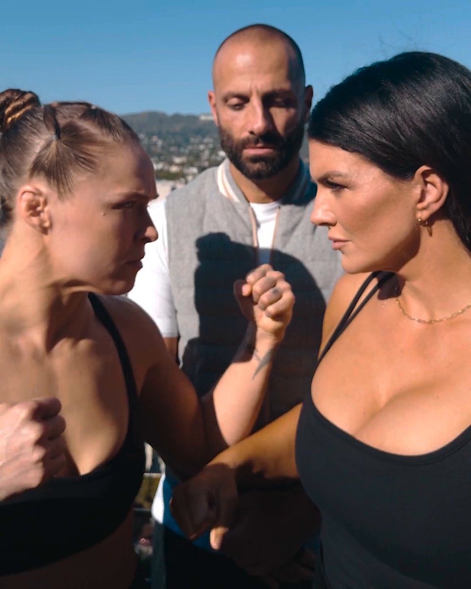 RONDA ROUSEY vs. GINA CARANO é rinha de GOATS 🔥. Dia 16 de maio tem MMA AO VIVO NA NETFLIX. #RouseyCarano
