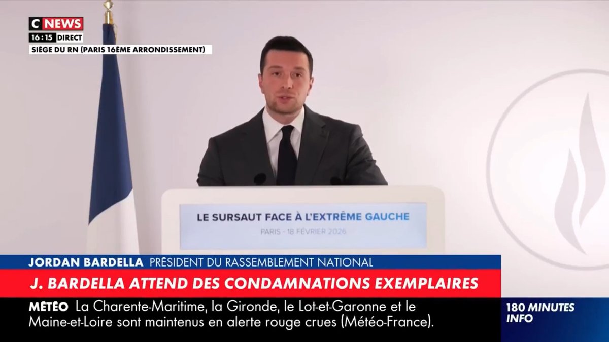 Par son recours à l’intimidation, à l’insulte et à la violence, l’extrême gauche représente un péril pour la démocratie française, un péril pour nos institutions, un péril pour le fonctionnement normal de la société. Elle doit être combattue.