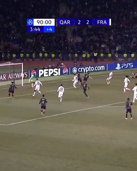 Qarabağ with seconds to play... ⏳ #UCL