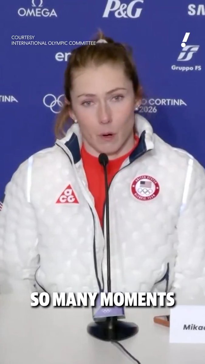 An emotional Mikaela Shiffrin remembers her late father after winning gold 🥺 #WinterOlympics