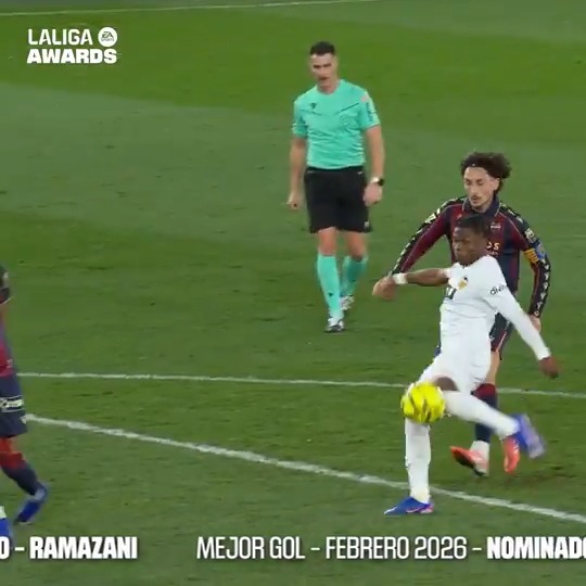 🦇 Este golazo de Largie Ramazani está nominado a mejor gol del mes por LALIGA 📲 Vota AQUÍ: #LALIGAGOALOFTHEMONTH #PREMIOSLALIGA | #LALIGAEASPORTS