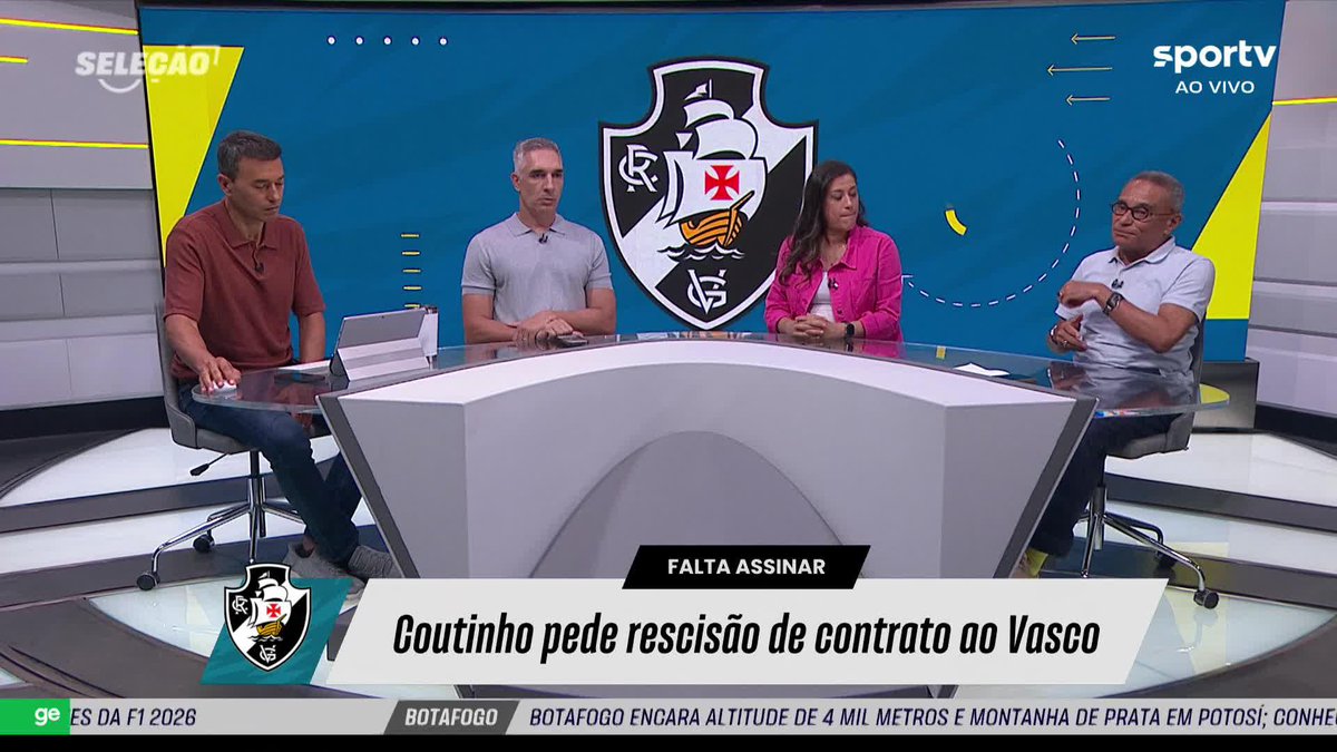 Coutinho se pronuncia sobre saída do Vasco: "Entendo que agora seja o momento de dar um passo para trás e encerrar este ciclo no Vasco".
