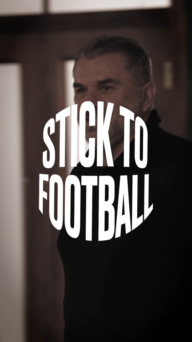 You might need more popcornโฆ ๐ฟ Ange Postecoglou returns to Stick to Football tomorrow! ๐ฅ