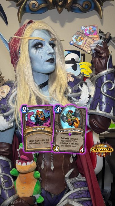 💣 Deathwing has tasked Kira Arlayna 💙🏳️🌈 with a new card reveal - SABOTAGE!