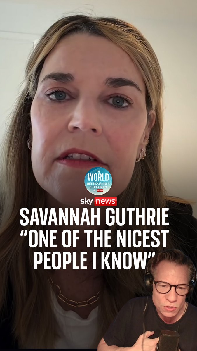 The search for Nancy Guthrie is now in its third week. Nancy's daughter, NBC News anchor Savannah Guthrie, is a colleague and close friend of Richard Engel. Richard tells Yalda Hakim how Savannah has offered him support in the past. 🎧