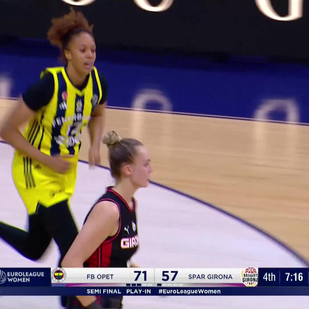Don’t blink… Fenerbahçe Opet in transition 👀 #EuroLeagueWomen