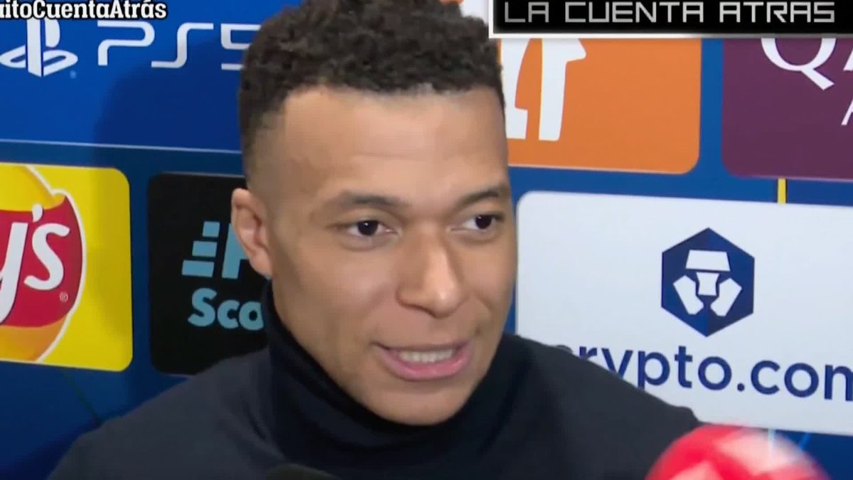 Kylian Mbappé responds to accusations of alleged racist abuse against Vinicius Junior during the UEFA Champions League tie between Benfica and Real Madrid yesterday.