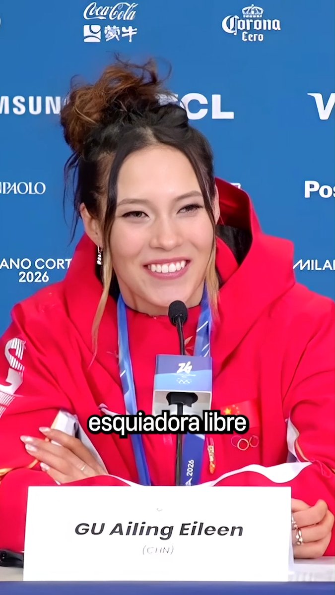 😬 El zasca de #MilanoCortina2026, cortesía de Eileen Gu 🇨🇳 "Es un punto de vista ridículo"