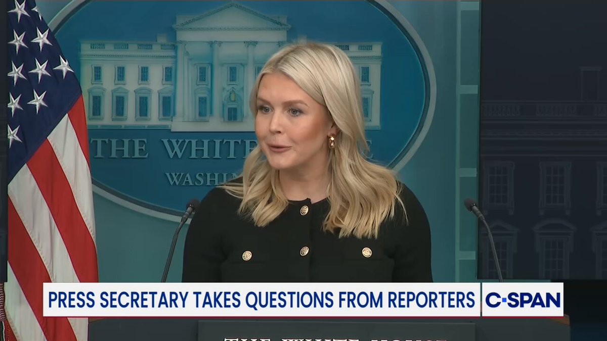 .Karoline Leavitt Karoline Leavitt: "Iran would be very wise to make a deal with President Trump."