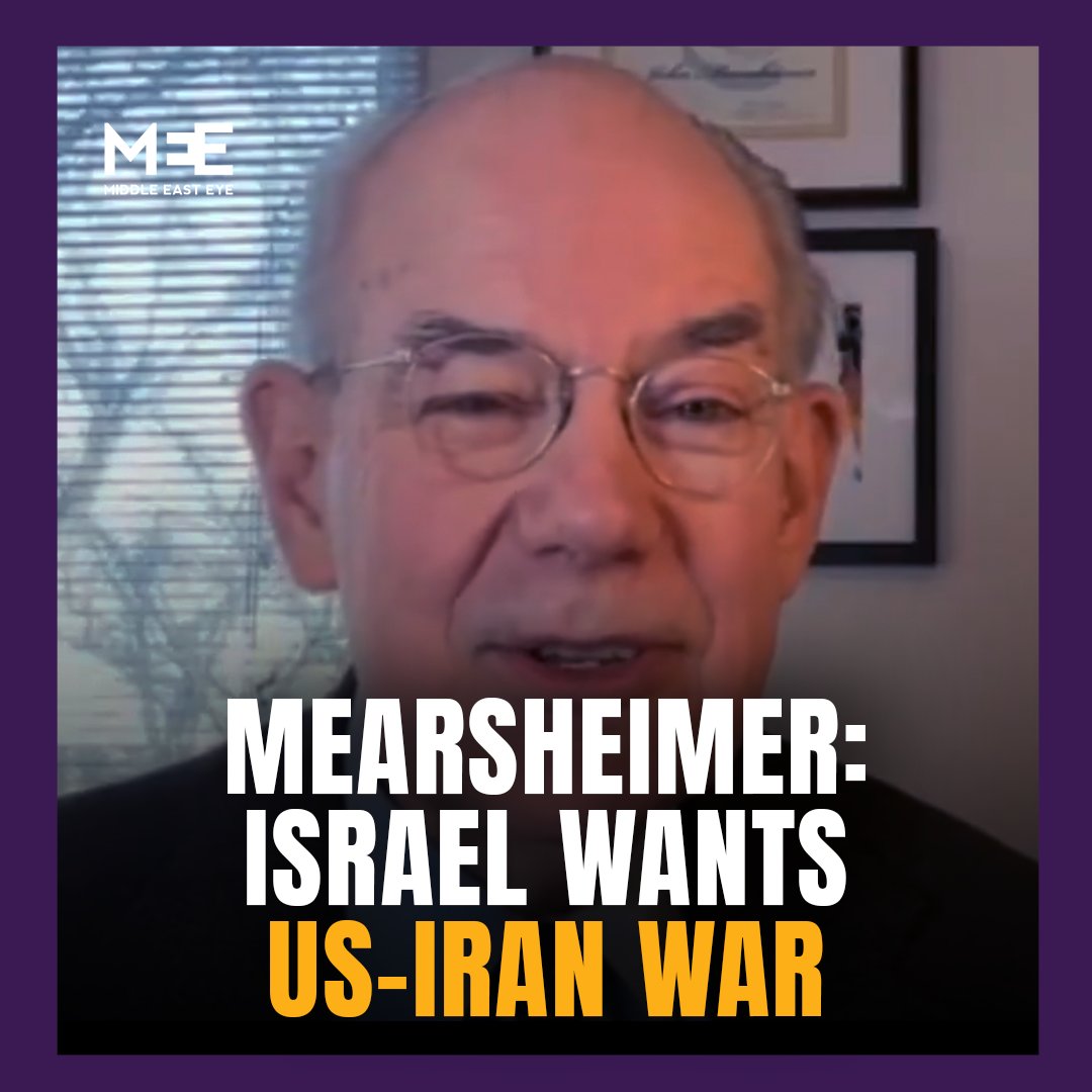 “Who wants this war? Benjamin Netanyahu.” Political scientist John Mearsheimer said that countries in the Middle East and US President Donald Trump do not want a war with Iran, but that he is being pushed into warmongering rhetoric by Israel.