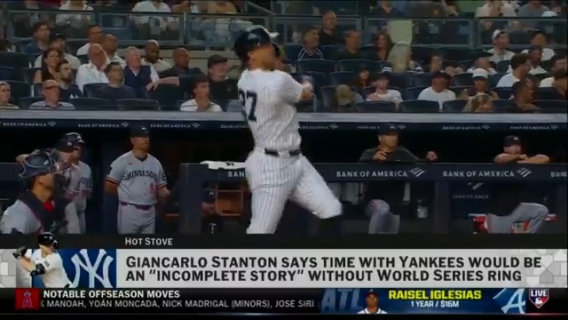 Giancarlo Stanton said his time with the Yankees would be an “incomplete story” if they don't win a World Series. “I don't know that people realize he's on pace for a Hall of Fame career.” Steve Phillips | #MLBNHotStove