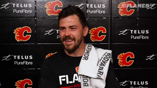 "There were some good chirps. It was a close game." With the Canada/Czechia game on during practice, there was plenty of banter on the ice with Klaps 😂