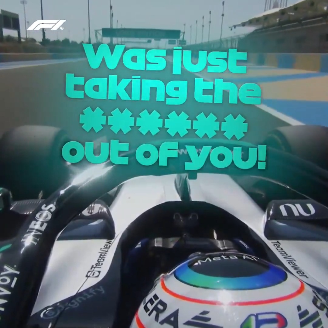 Kimi keeping Bono on his toes! 😅 #F1 #F1Testing Mercedes-AMG PETRONAS F1 Team