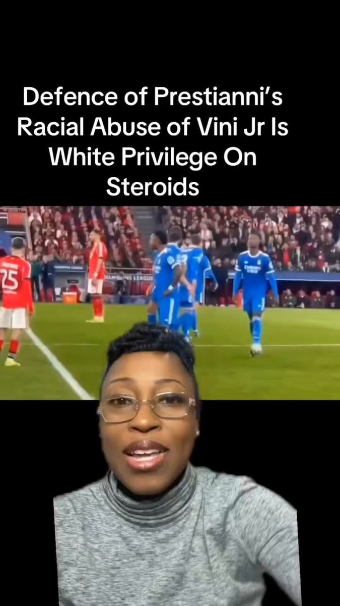 I believe Vini Jr &amp; Mbappe. Vini was racially abused by Prestianni. There's no 'alleged'. Prestianni is a racist coward who covered his mouth to call Vini a monkey. The disgusting cover up &amp; victim blaming by Jose Mourinho &amp; Benfica is White Privilege personified. The Caucacity.