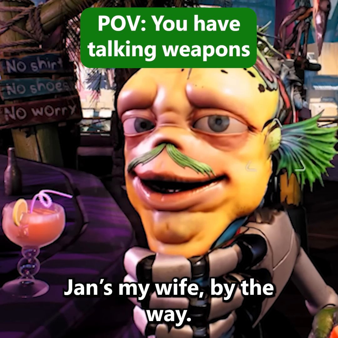 pure poetry from the High On Life 2 weapons 🥲