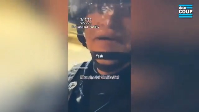 🚨 "She grabbed my tit!" a woman who had been detained by ICE in Portland screamed toward a female ICE agent... "And you liked it," the ICE agent responded with a grin on her face. "I remember you shivering and crying." JT Cestkowski reports ⬇️