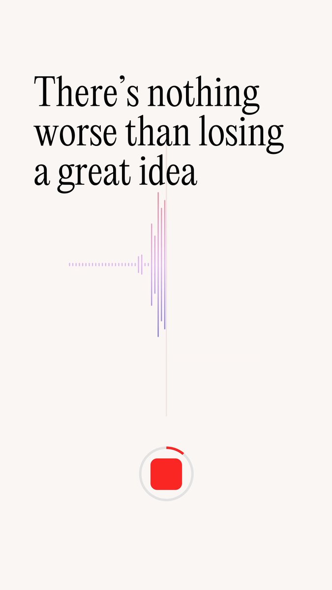 There's nothing worse than losing a great idea.