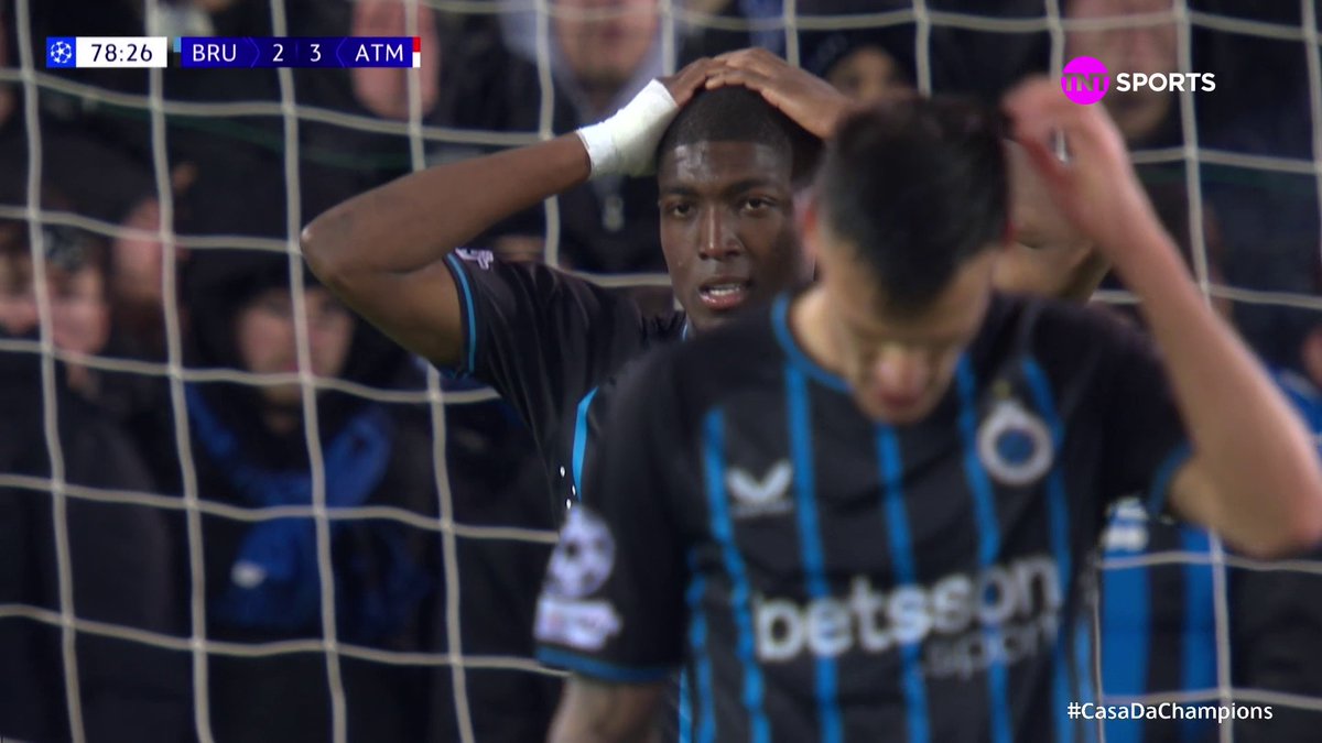 GOOOOOOOOL! 🚨😱 SIMPLESMENTE UM GOL CONTRA BIZARRO NA CHAMPIONS LEAGUE! O ATLÉTICO DE MADRID FAZ 3 A 2 COM O VACILO DO ORDOÑEZ, DO CLUB BRUGGE! ⚠️ EXCLUSIVO! Club Brugge x Atlético de Madrid AO VIVO na @tntbr e na @streammaxbr ( #CasaDaChampions #HBOMax