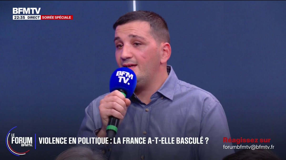 "Essayer de rester calme et ne pas provoquer", Yohan militant au Rassemblement national raconte comment il a été formé par le parti pour savoir comment réagir en cas de prise à partie #FORUMBFM