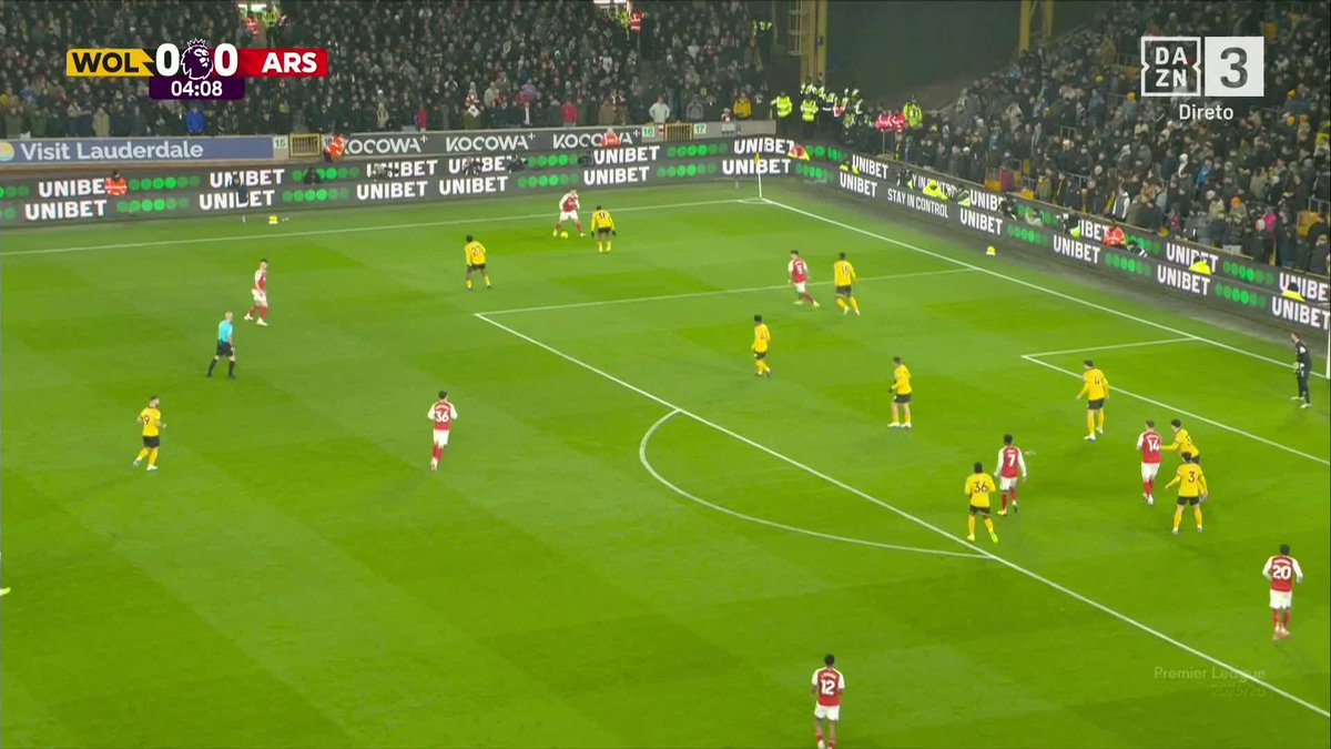 O líder Arsenal sofreu o empate contra o último classificado Wolves nos descontos 😵