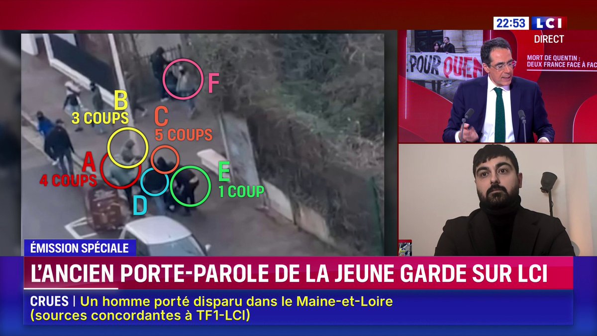 🔴 Mort de Quentin : deux France face à face 🗣️ "J'ai commencé mon engagement politique au MJCF et c'est la violence de l'extrême droite qui s'est imposée à moi" : Cem Yoldas, ancien porte-parole de la Jeune Garde 📺 LCI cc Darius Rochebin