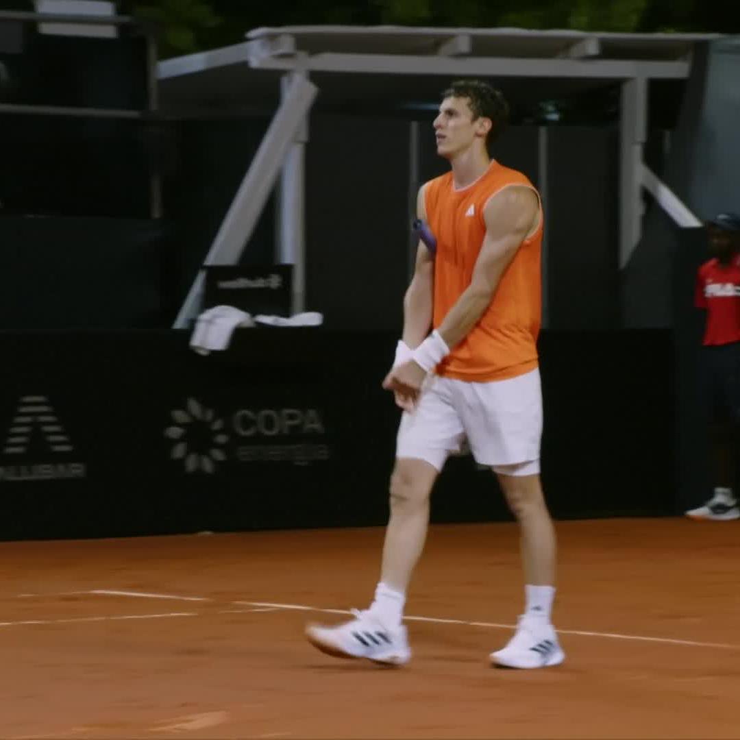 Nearly three hours later 🥵 Juan Manuel Cerúndolo outlasts Hanfmann 6-4 6-7 6-4 to reach his first career ATP 500 quarter-final! Rio Open
