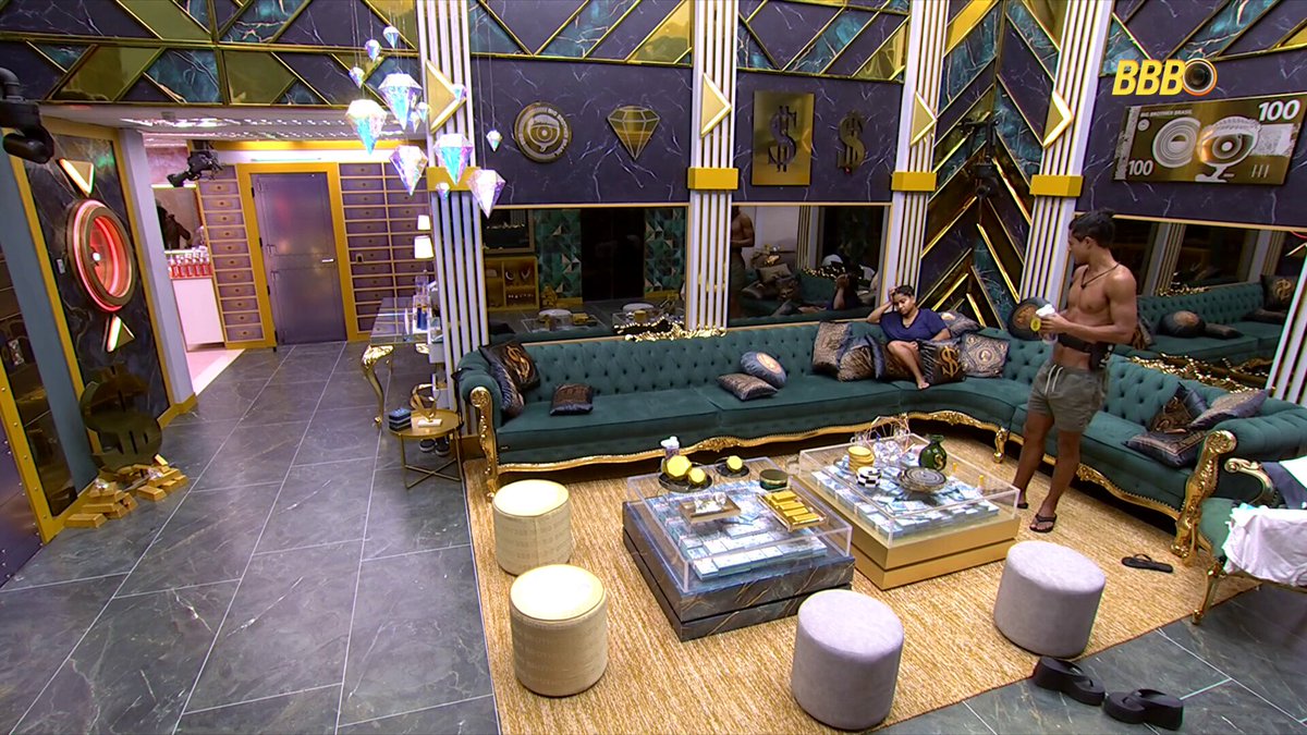 Breno e Milena sobre Queridômetro. Breno: ''O que você me deu, senhorita?'' Milena: ''Alvo. Eu só te dou alvo!'' #BBB26
