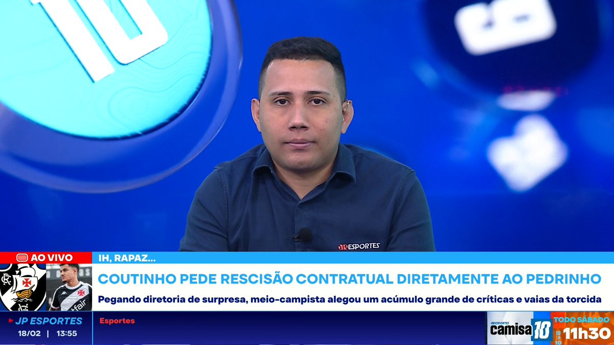 Mauro Cezar sobre rescisão de contrato de Coutinho com o Vasco. "Três jogadores foram contratados a pedido dele (Coutinho). O Alex Teixeira o Vasco já tinha liberado, foi lá recontratou a pedido dele. Uma loucura isso." 📽️Jovem Pan Esportes