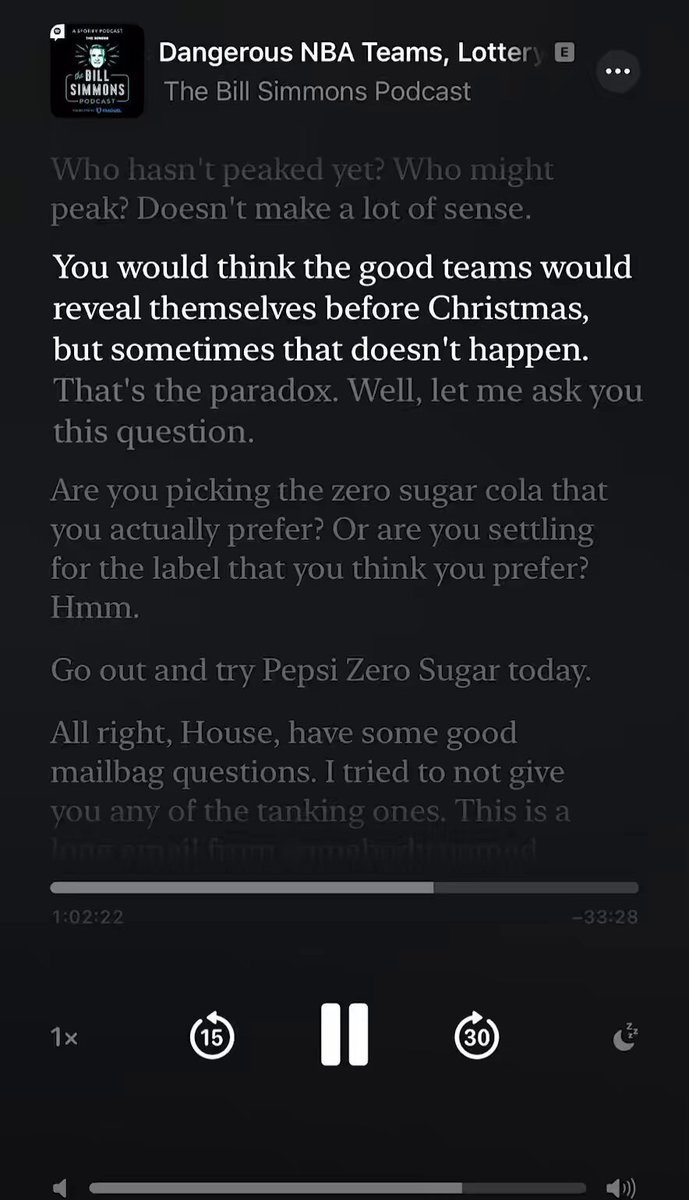 Bill Simmons has achieved such a rare tier of podcast success that he literally did a Pepsi ad read followed directly by a Coca Cola ad read The soda gods cannot afford his exclusivity