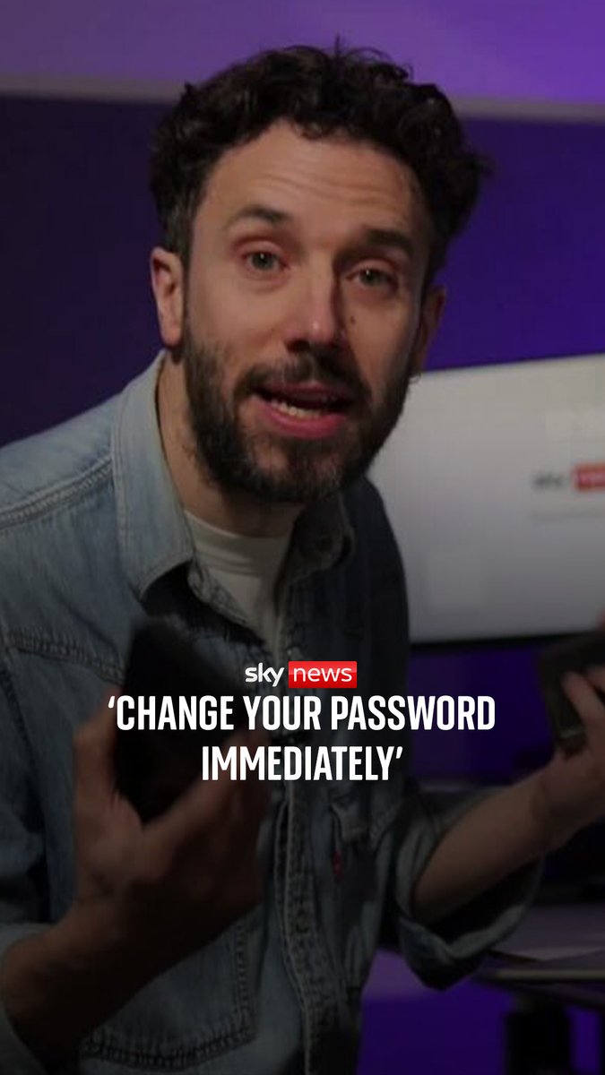 Irregular co-founder Dan Lahav warns that people who have used AI to make passwords 'should change your password immediately'. Sky's Roland Manthorpe explains why. 🔗