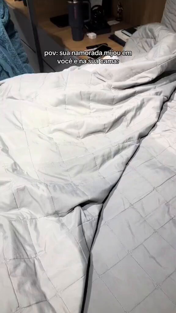 "POV: Your girlfriend peed on you and in your bed"