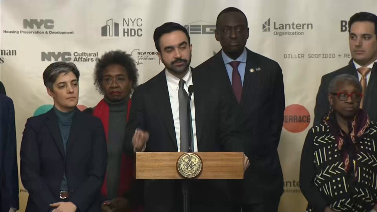 NEW — NYC Mayor Zohran Mamdani: “We will spend every day looking towards working with Albany to increase taxes on the wealthiest, and the most profitable corporations.”