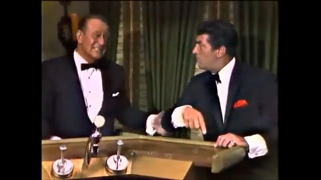 On The Dean Martin Show in 1965, John Wayne and Dean Martin teamed up for "Don’t Fence Me In." Duke & Dino, a classic duo!